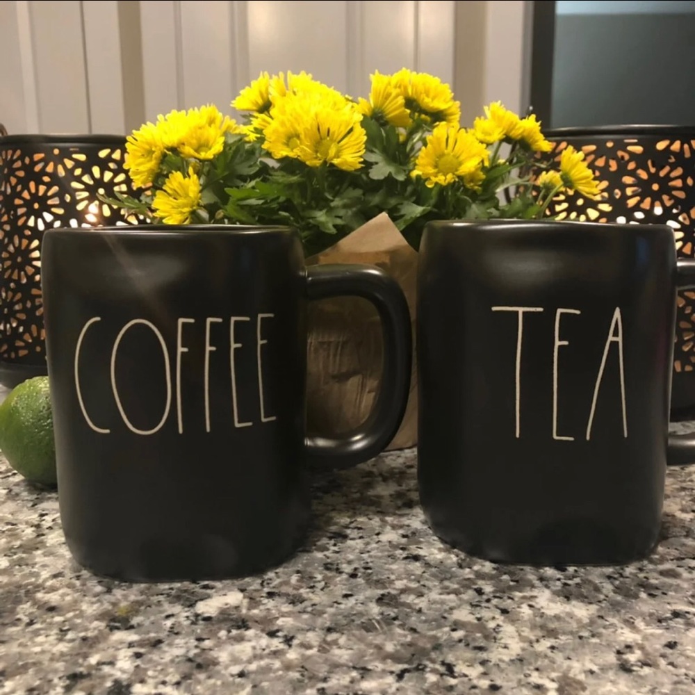 Rae Dunn Black Mugs